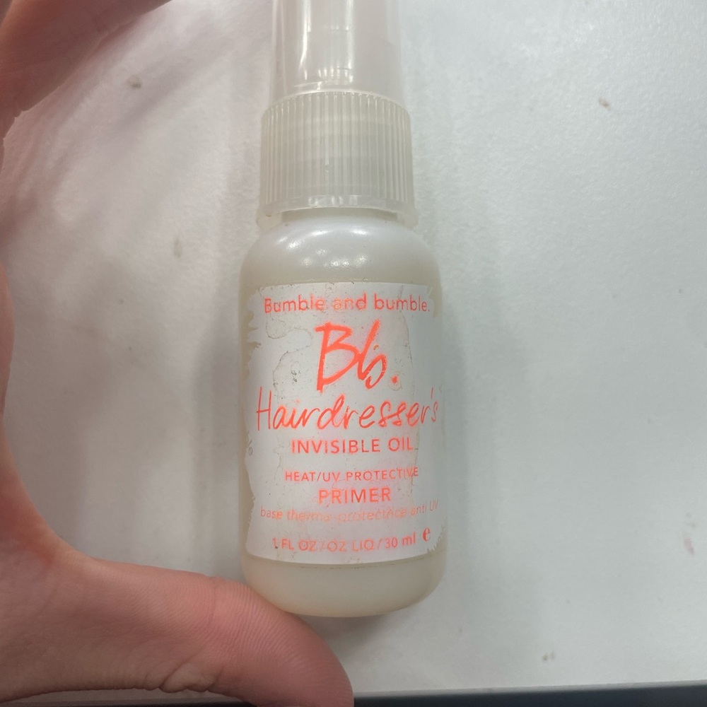 Bumble and bumble heat and uv protectant invisible oil
